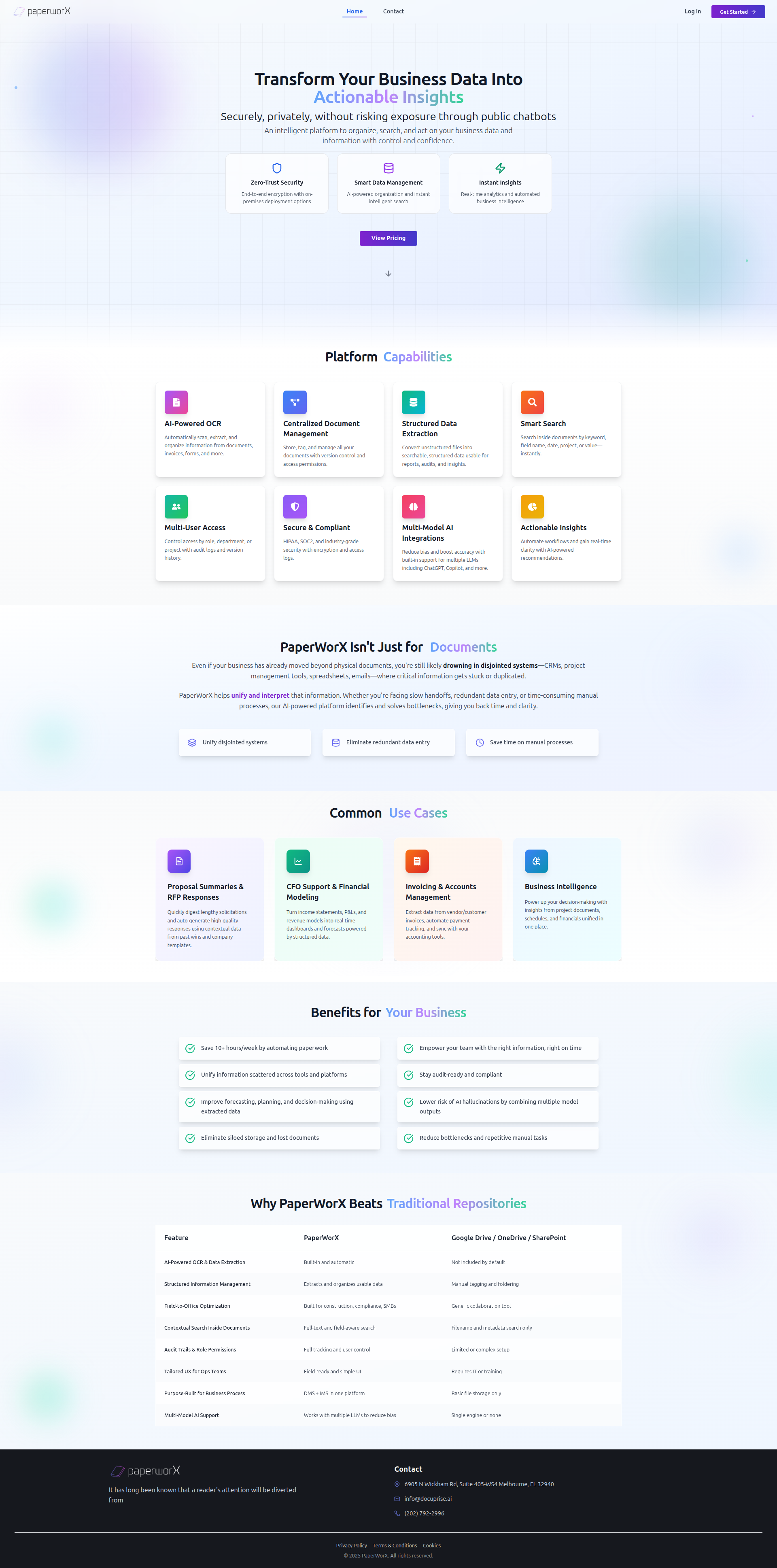 PaperWorX — application preview