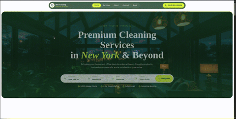 BIO Cleaning — application preview